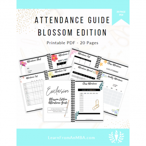 Attendance Guide Blossom Edition cover